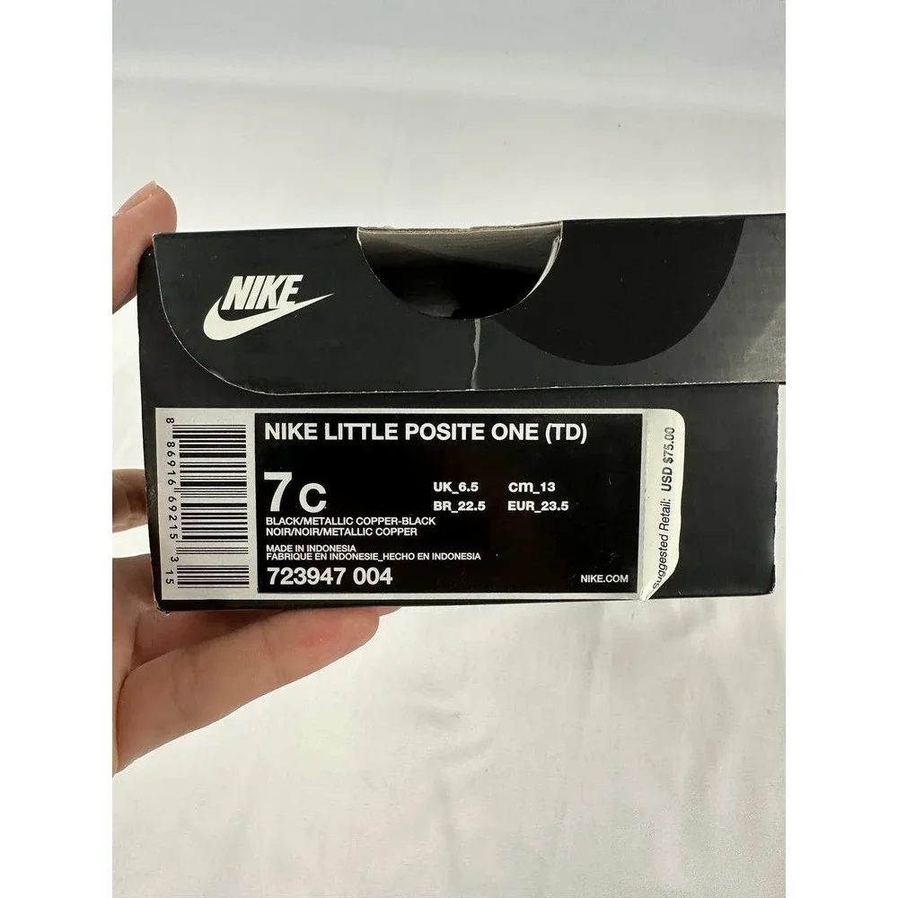 Nike Air Foamposite Little Posite One Copper Youth 723947-004 Size 7C